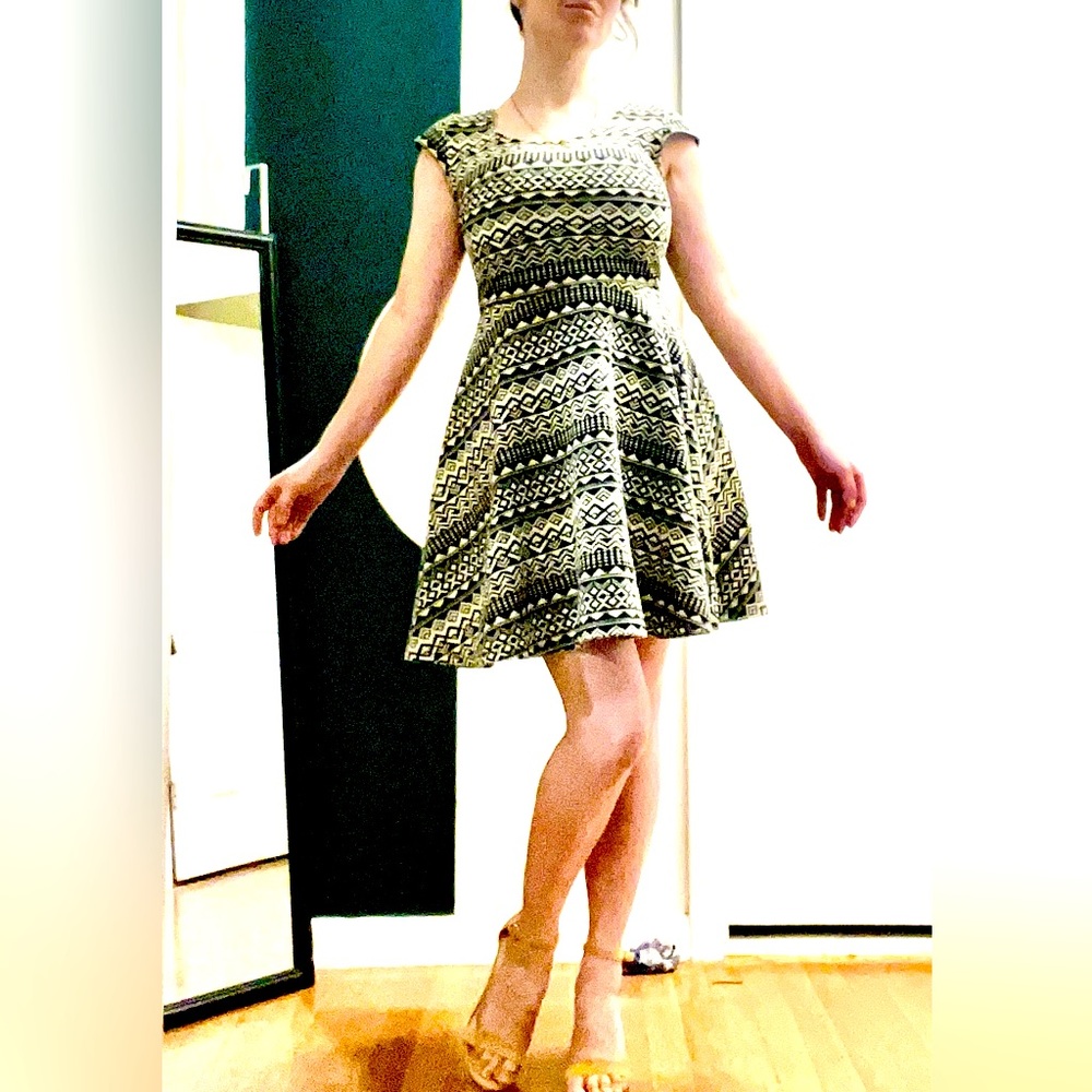 A-line Mudcloth style dress